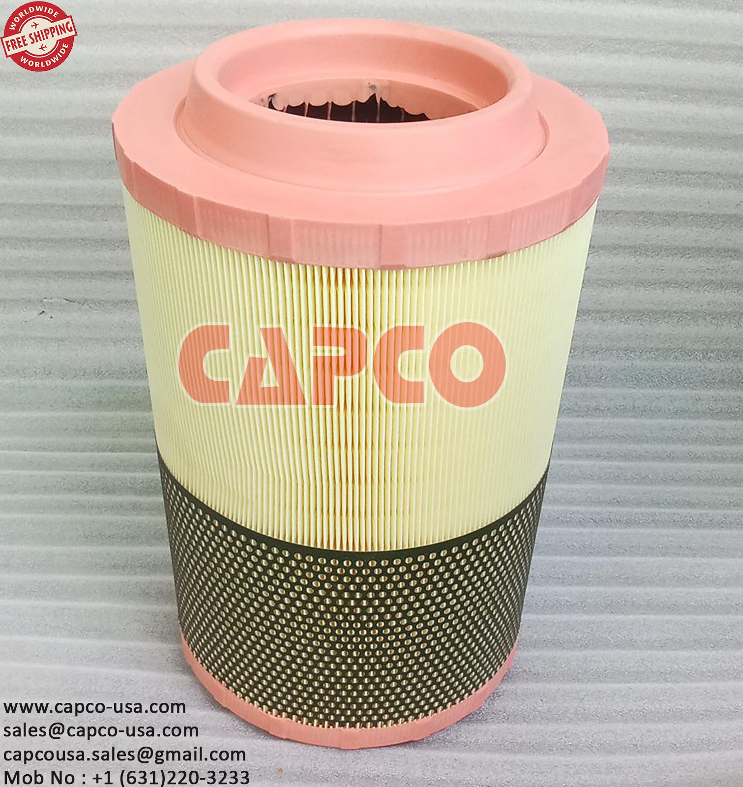 ATLAS CAPCO AIR FILTER ELEMENT 1631043590/NON OEM/FREE SHIPPING
